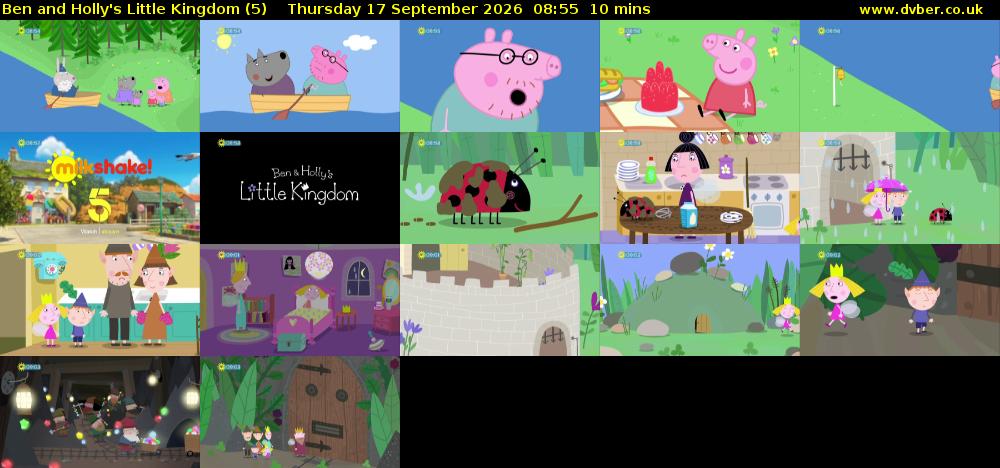Ben and Holly's Little Kingdom (5) Thursday 17 September 2026 08:55 - 09:05