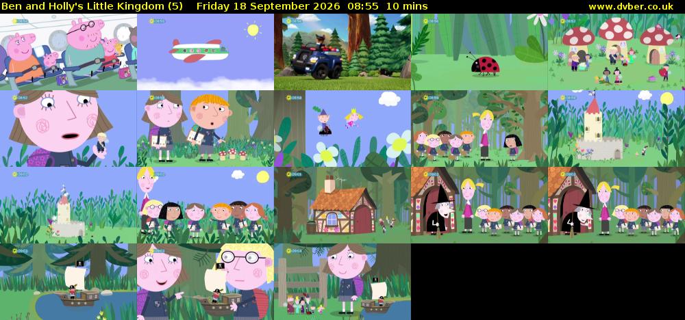 Ben and Holly's Little Kingdom (5) Friday 18 September 2026 08:55 - 09:05