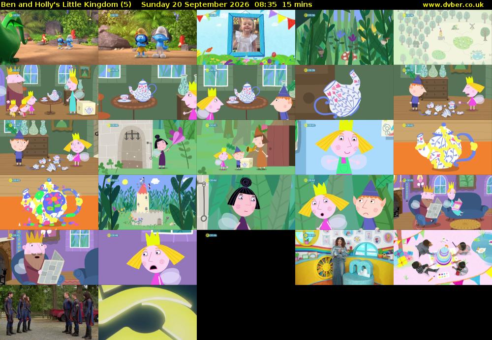 Ben and Holly's Little Kingdom (5) Sunday 20 September 2026 08:35 - 08:50
