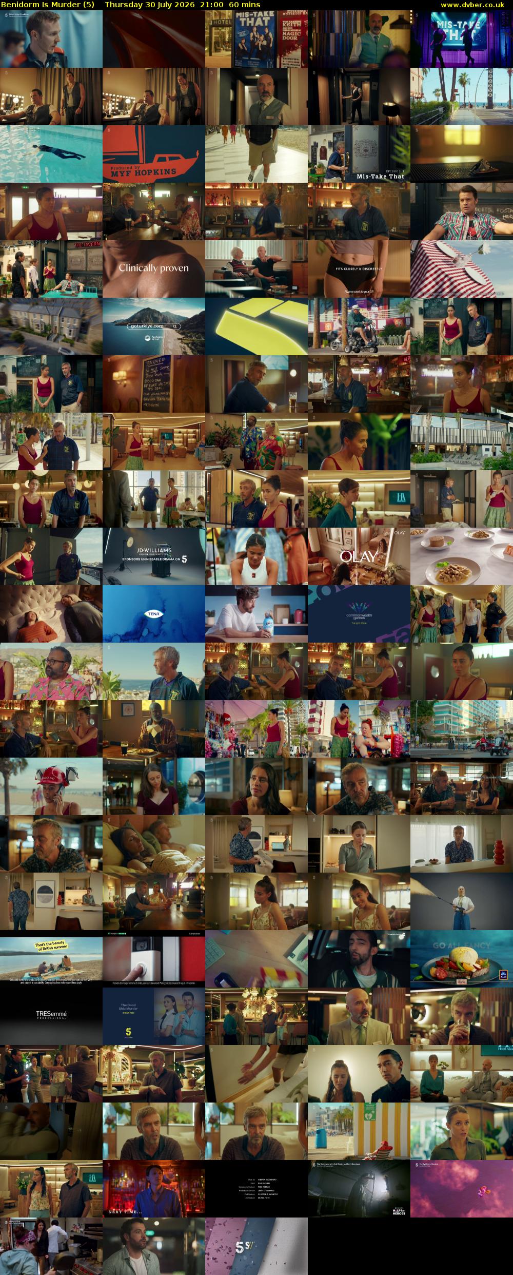 Benidorm Is Murder (5) Thursday 30 July 2026 21:00 - 22:00