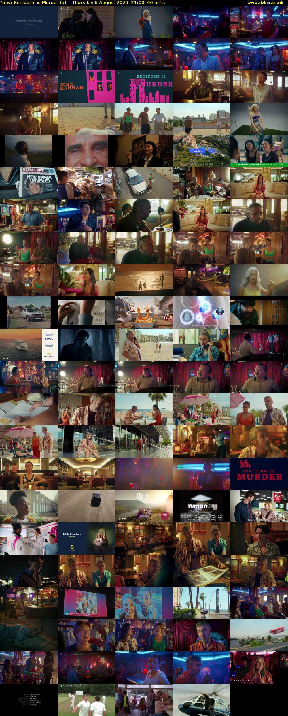 Benidorm Is Murder (5) Thursday 6 August 2026 21:00 - 22:00
