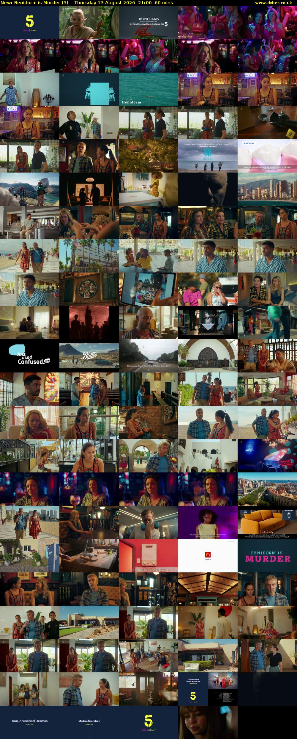 Benidorm Is Murder (5) Thursday 13 August 2026 21:00 - 22:00