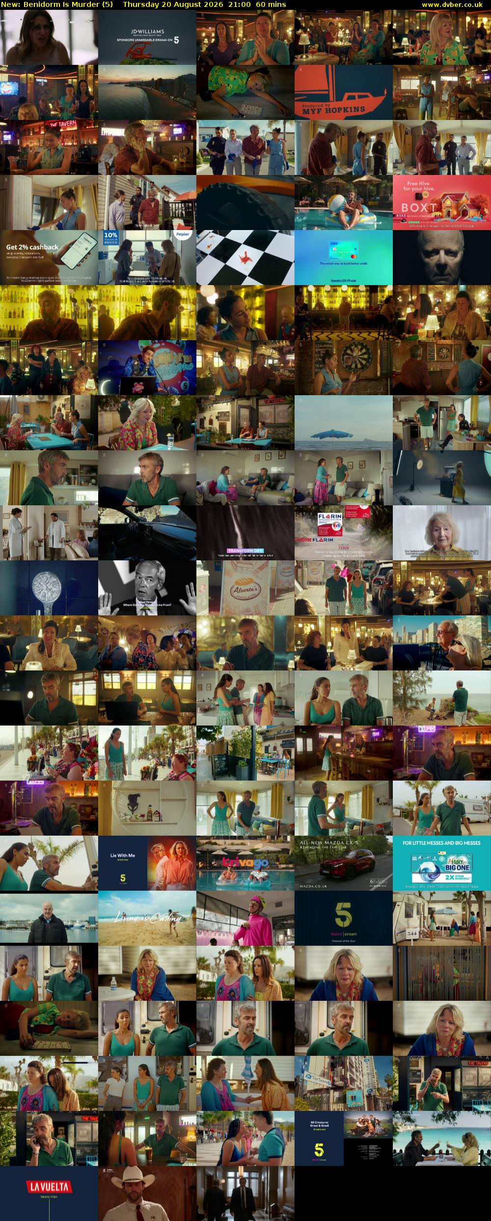 Benidorm Is Murder (5) Thursday 20 August 2026 21:00 - 22:00