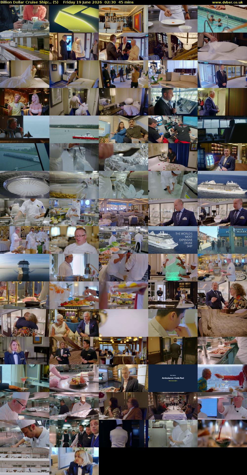 Billion Dollar Cruise Ship:.. (5) Friday 19 June 2026 02:30 - 03:15