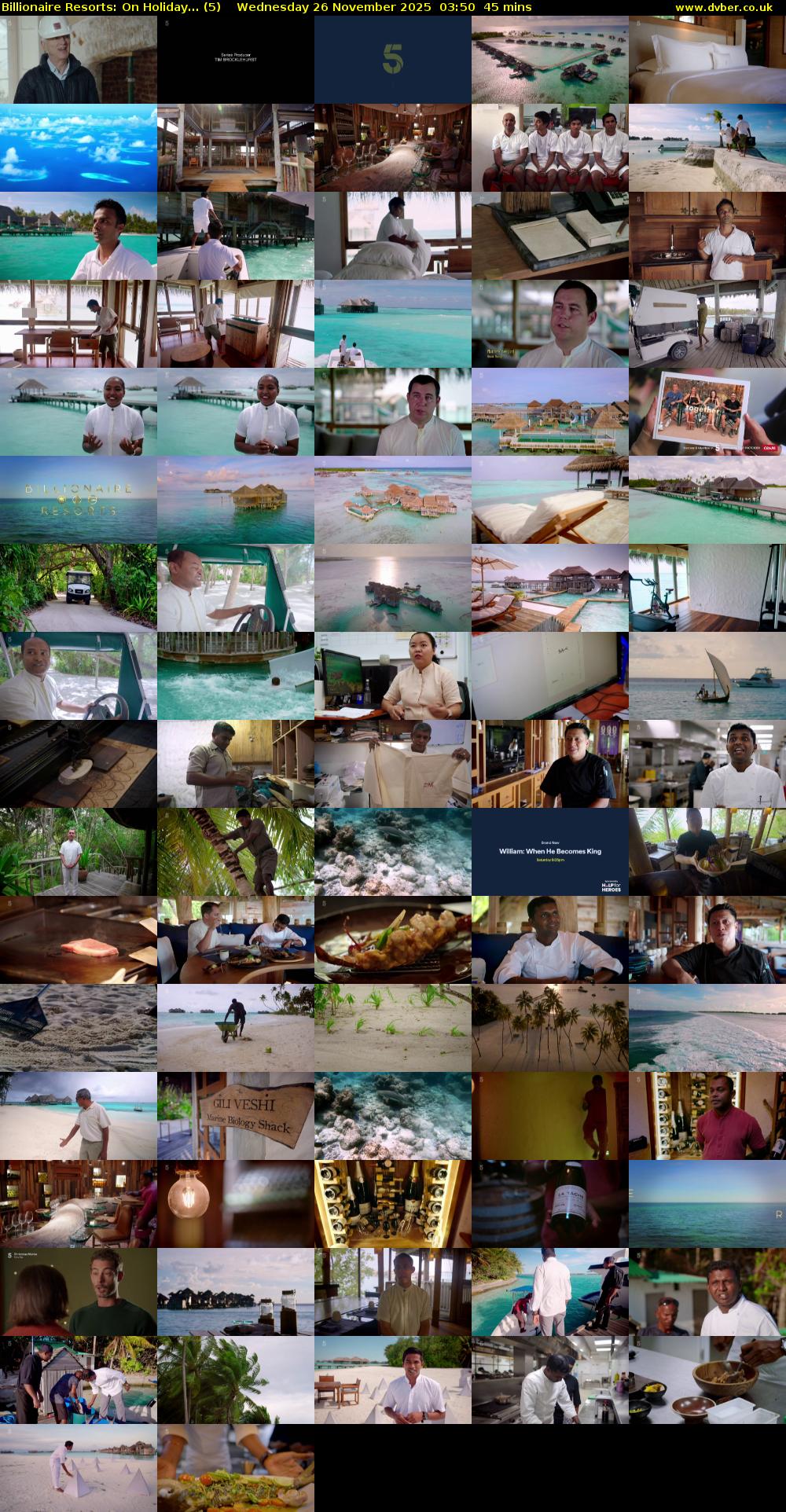Billionaire Resorts: On Holiday... (5) Wednesday 26 November 2025 03:50 - 04:35
