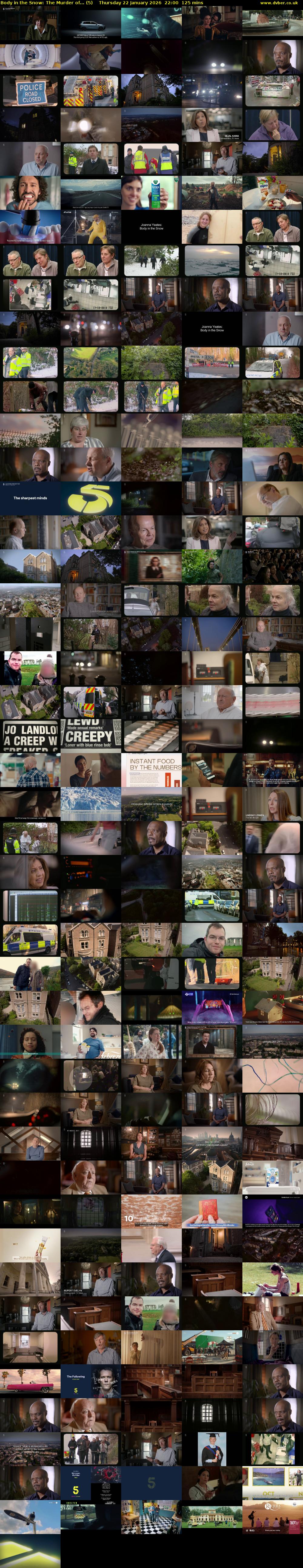 Body in the Snow: The Murder of... (5) Thursday 22 January 2026 22:00 - 00:05