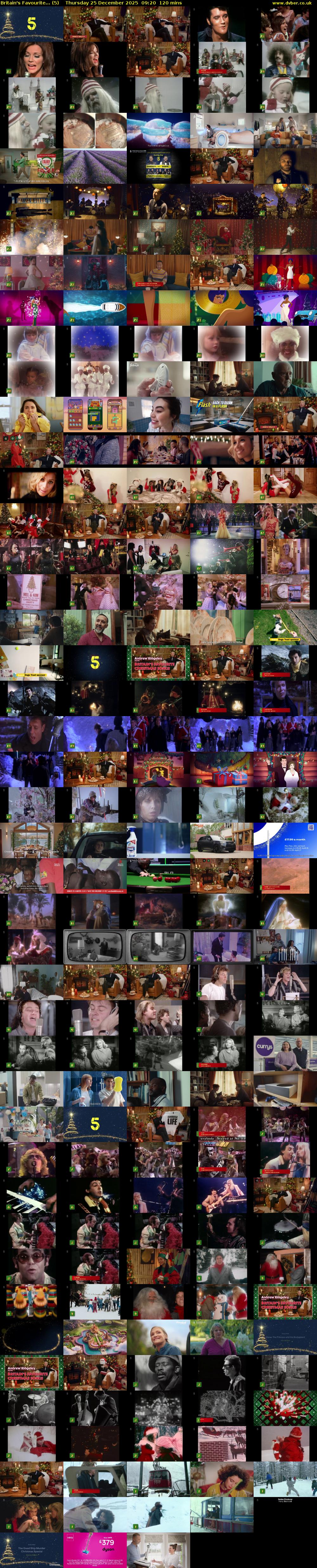 Britain's Favourite... (5) Thursday 25 December 2025 09:20 - 11:20