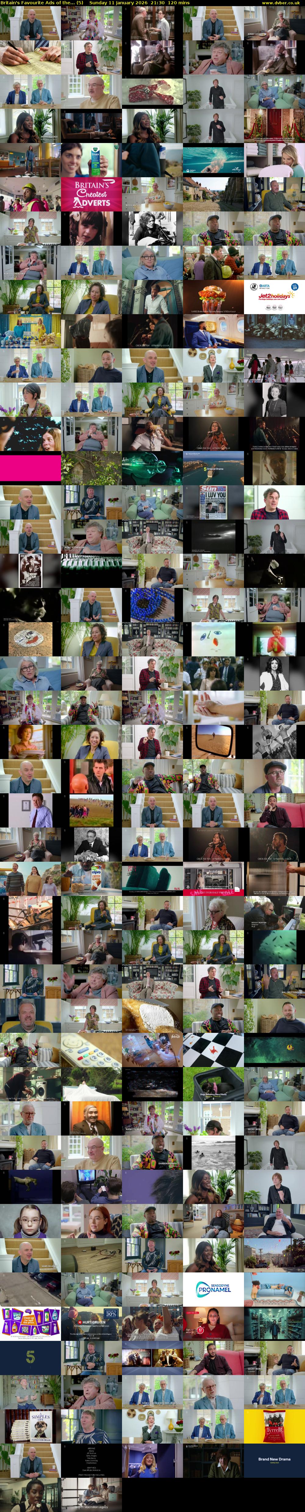 Britain's Favourite Ads of the... (5) Sunday 11 January 2026 21:30 - 23:30