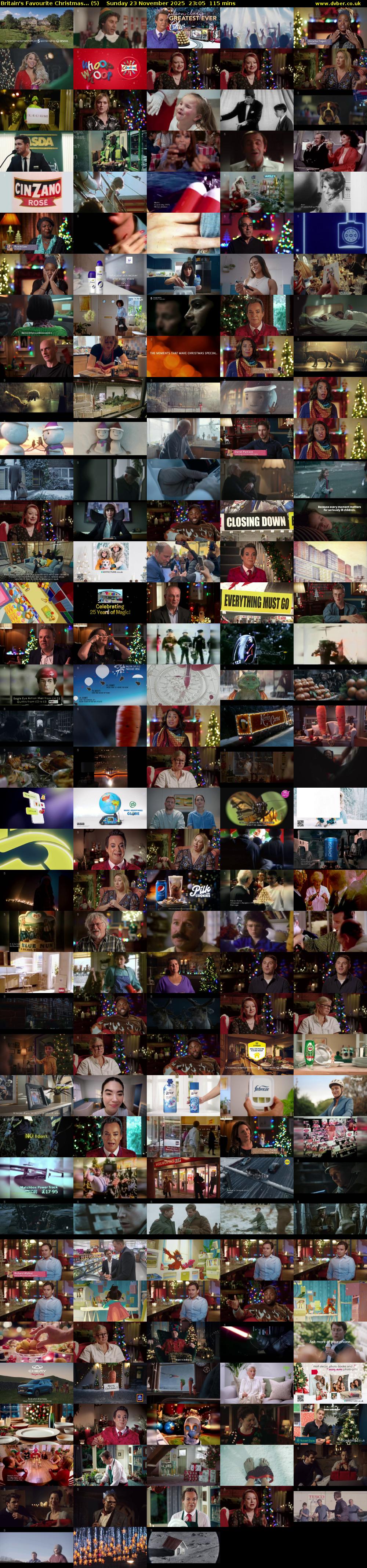 Britain's Favourite Christmas... (5) Sunday 23 November 2025 23:05 - 01:00