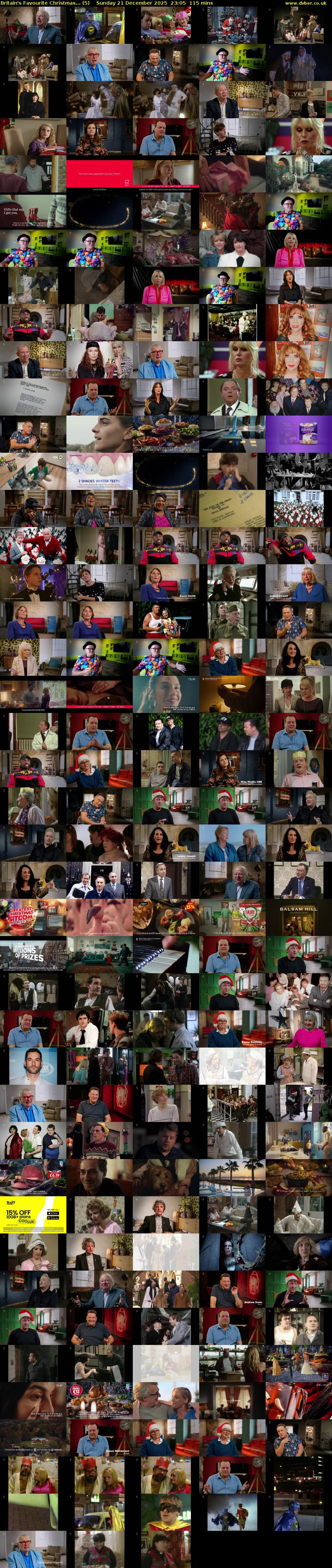 Britain's Favourite Christmas... (5) Sunday 21 December 2025 23:05 - 01:00