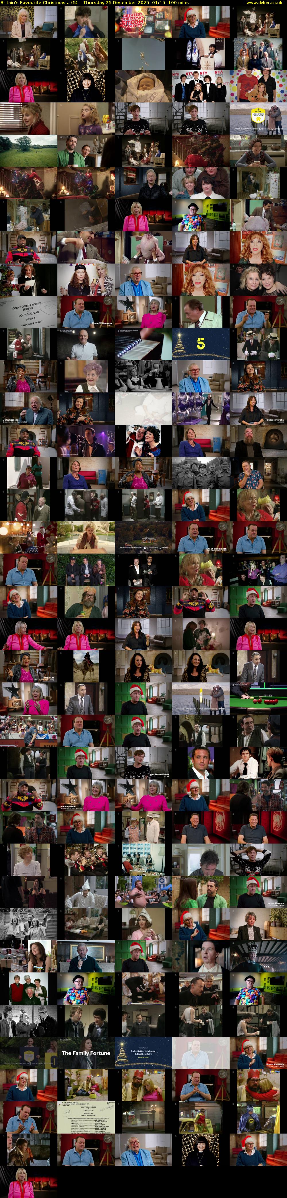 Britain's Favourite Christmas... (5) Thursday 25 December 2025 01:15 - 02:55