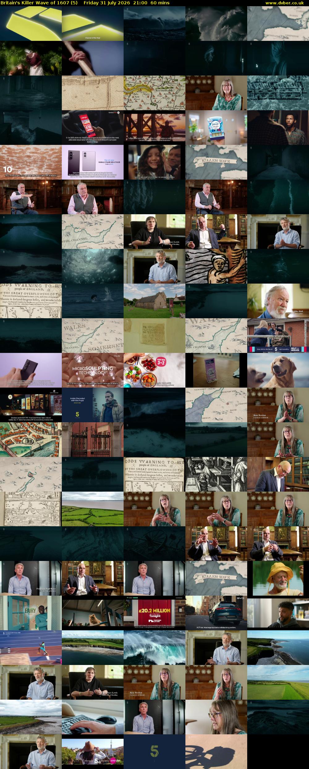 Britain's Killer Wave of 1607 (5) Friday 31 July 2026 21:00 - 22:00