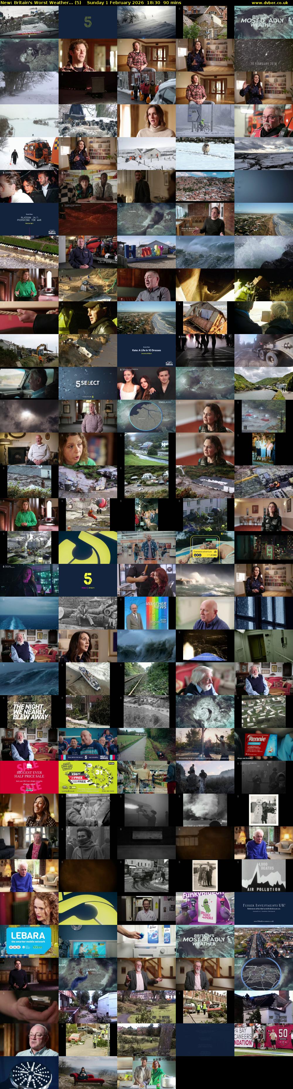 Britain's Worst Weather... (5) Sunday 1 February 2026 18:30 - 20:00