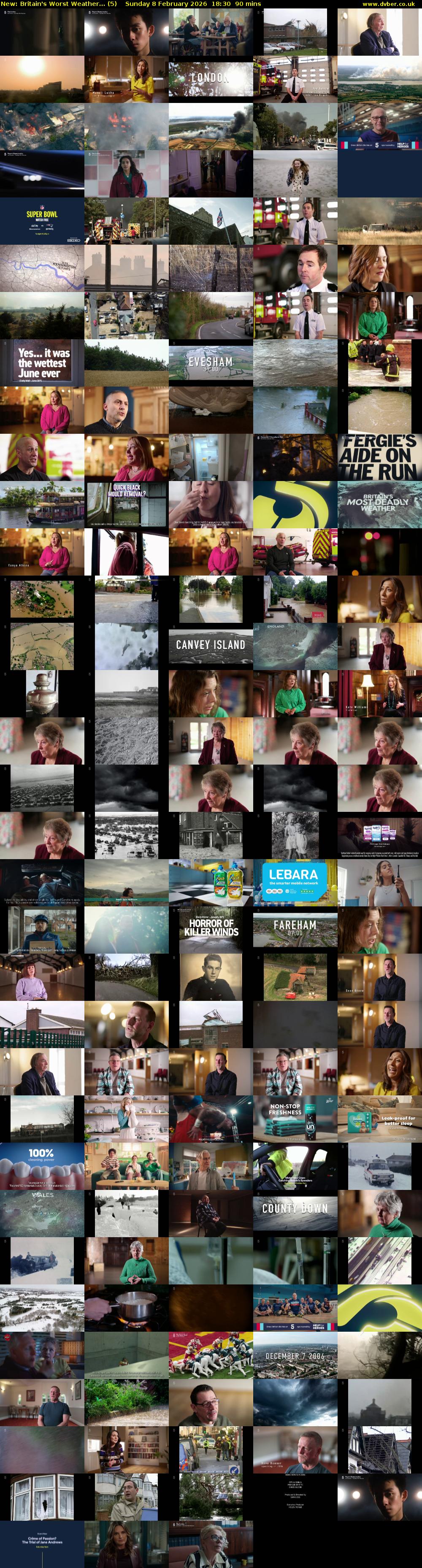 Britain's Worst Weather... (5) Sunday 8 February 2026 18:30 - 20:00