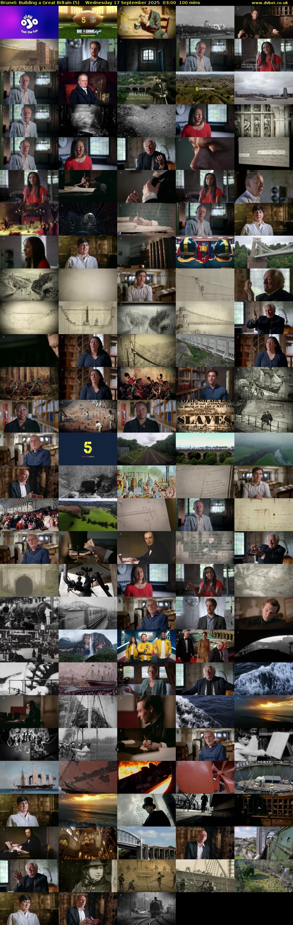 Brunel: Building a Great Britain (5) Wednesday 17 September 2025 03:00 - 04:40