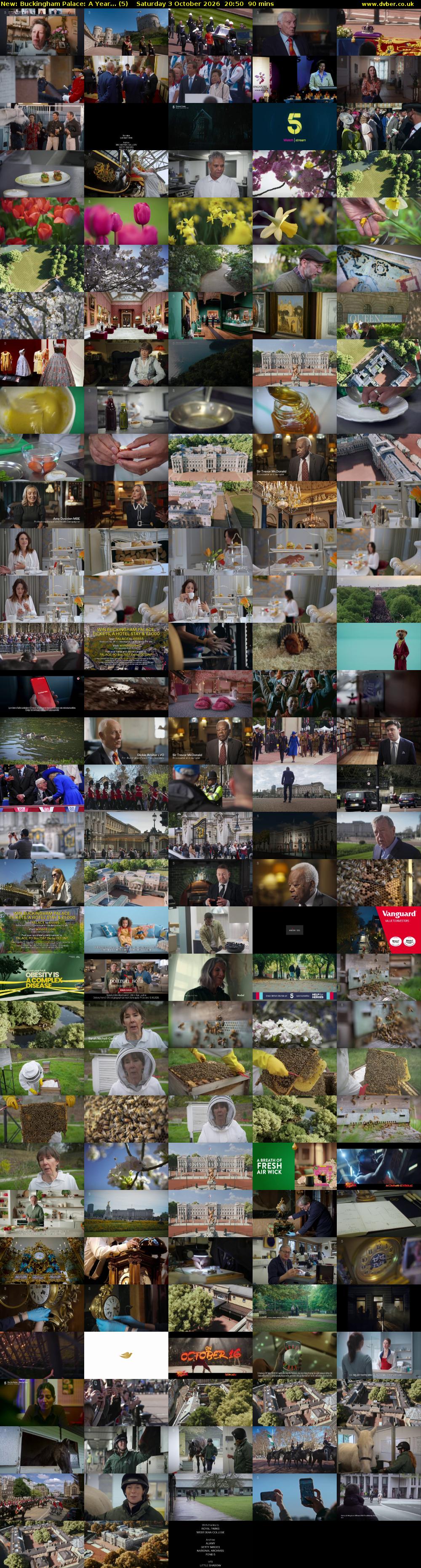 Buckingham Palace: A Year... (5) Saturday 3 October 2026 20:50 - 22:20