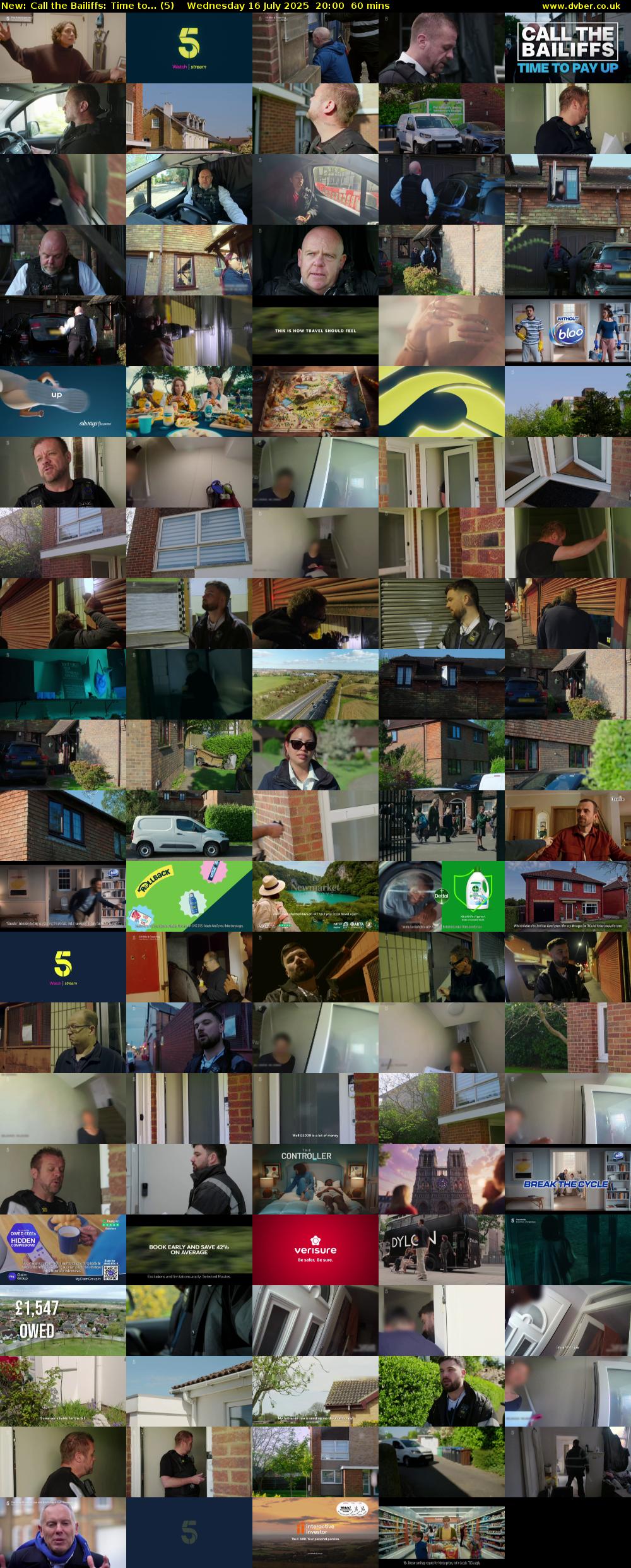 Call the Bailiffs: Time to... (5) Wednesday 16 July 2025 20:00 - 21:00