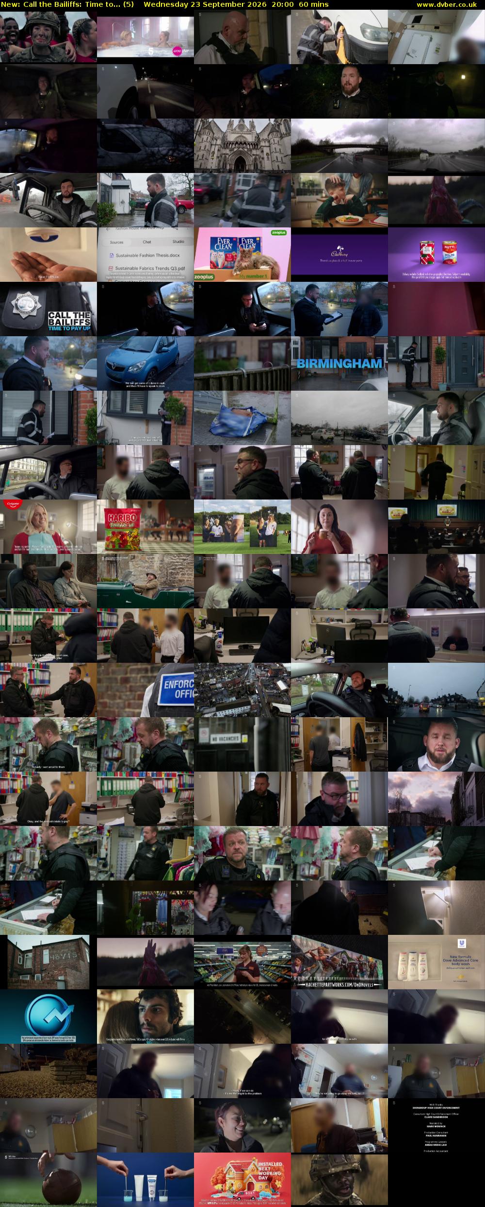 Call the Bailiffs: Time to... (5) Wednesday 23 September 2026 20:00 - 21:00
