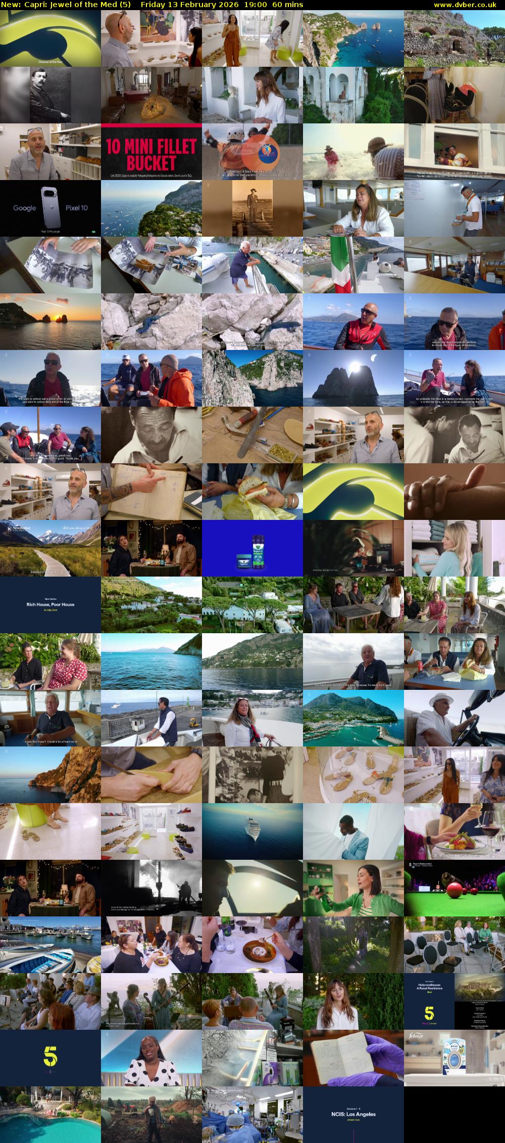 Capri: Jewel of the Med (5) Friday 13 February 2026 19:00 - 20:00