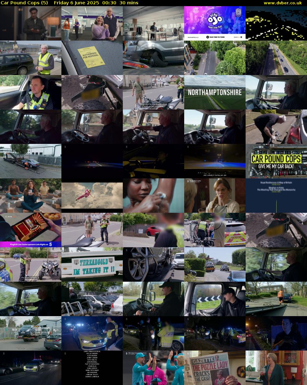 Car Pound Cops (5) Friday 6 June 2025 00:30 - 01:00