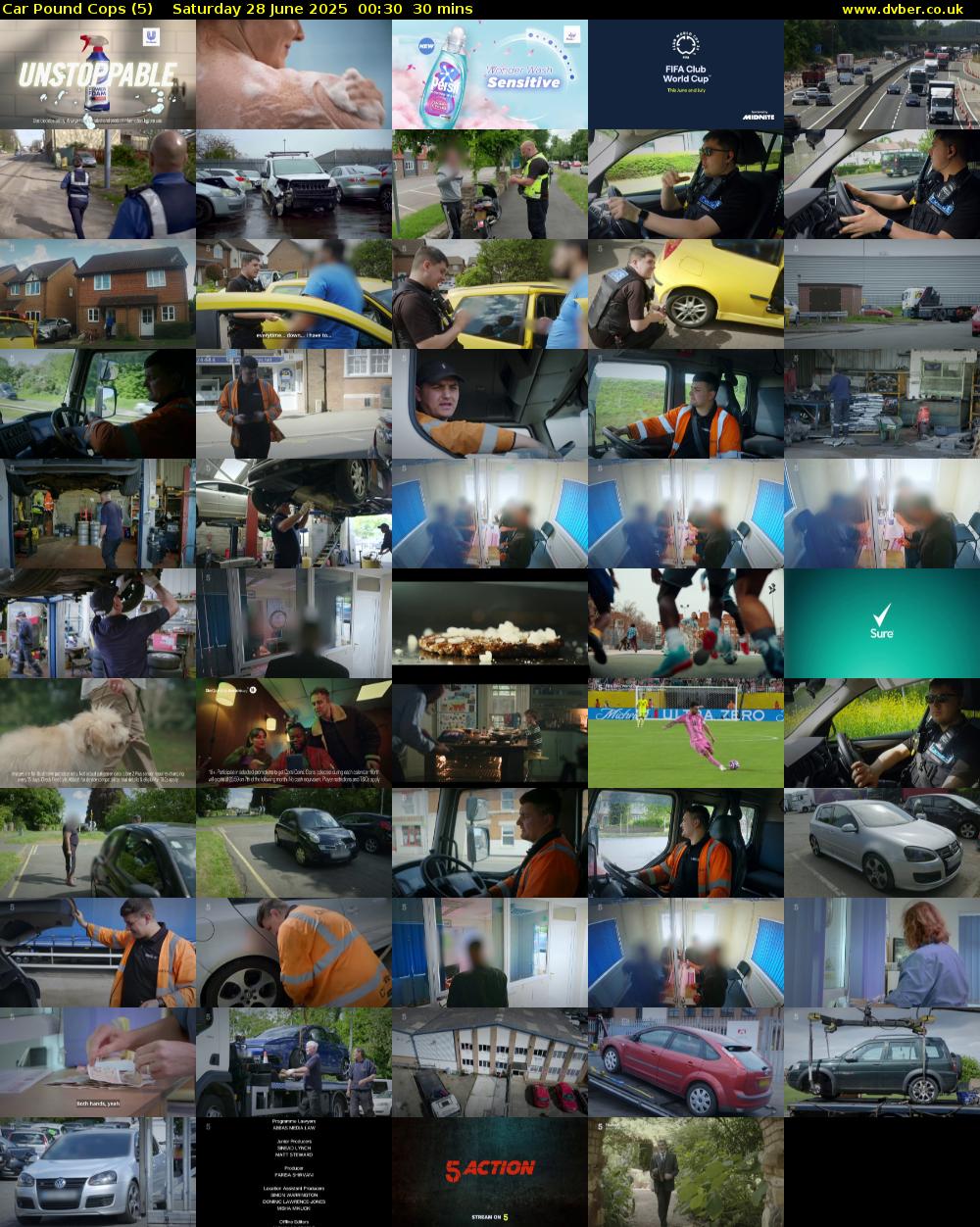 Car Pound Cops (5) Saturday 28 June 2025 00:30 - 01:00