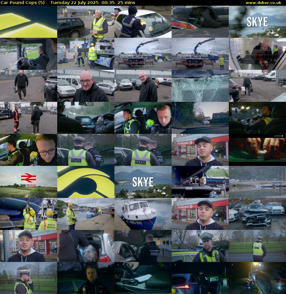 Car Pound Cops (5) Tuesday 22 July 2025 00:35 - 01:00
