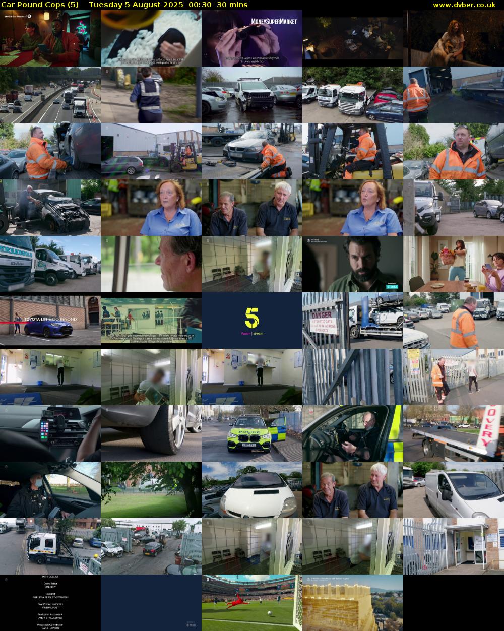 Car Pound Cops (5) Tuesday 5 August 2025 00:30 - 01:00