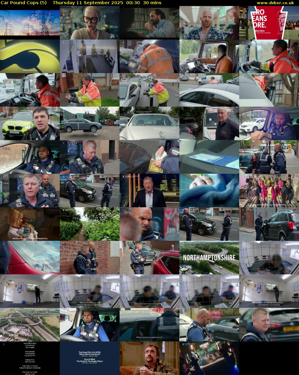 Car Pound Cops (5) Thursday 11 September 2025 00:30 - 01:00