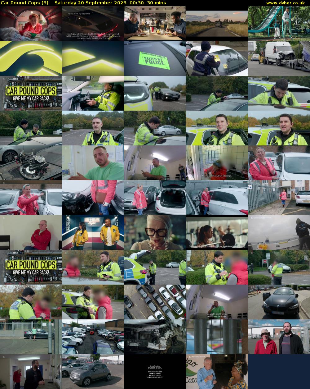 Car Pound Cops (5) Saturday 20 September 2025 00:30 - 01:00