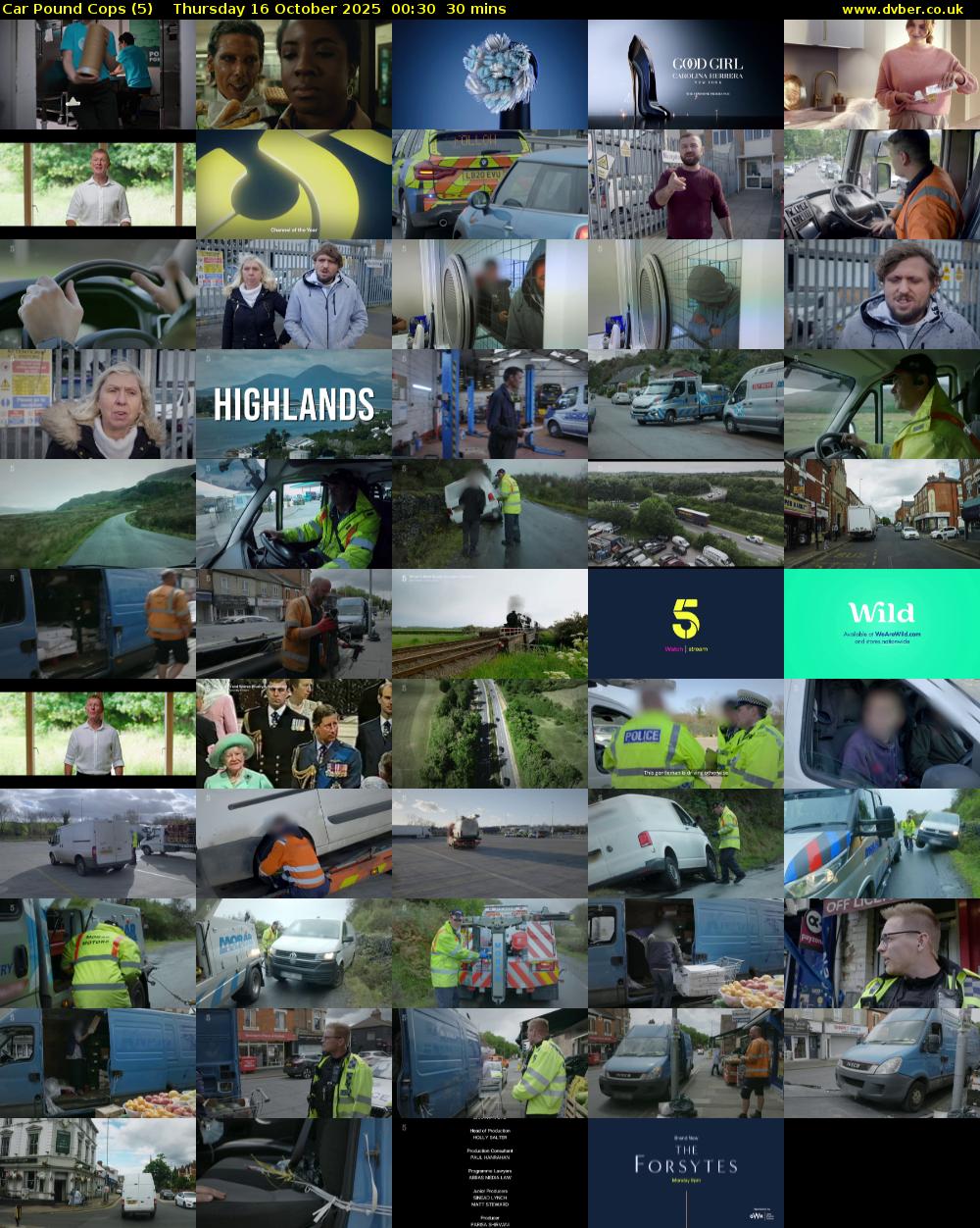 Car Pound Cops (5) Thursday 16 October 2025 00:30 - 01:00