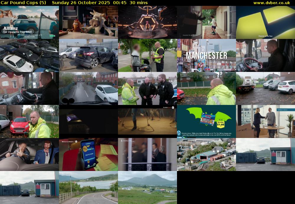 Car Pound Cops (5) Sunday 26 October 2025 00:45 - 01:15