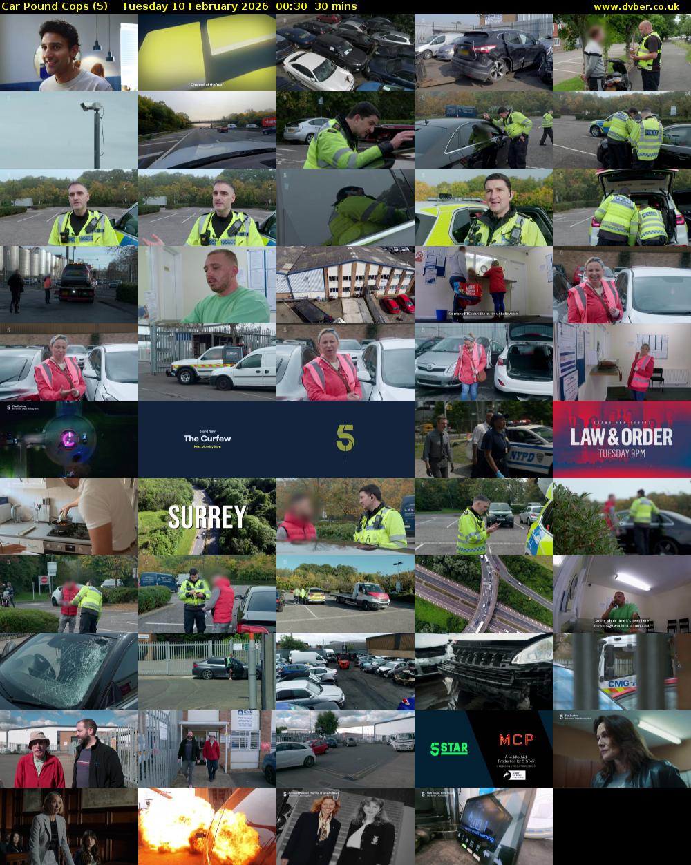 Car Pound Cops (5) Tuesday 10 February 2026 00:30 - 01:00