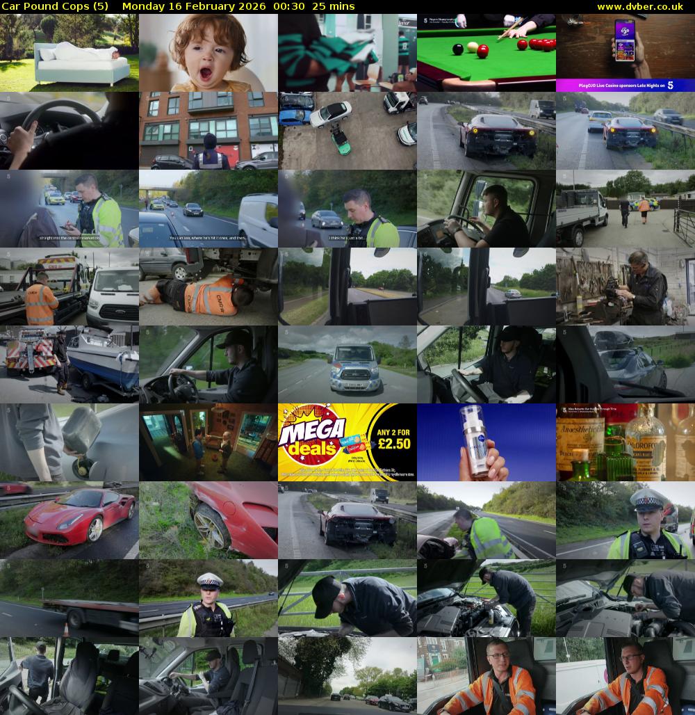 Car Pound Cops (5) Monday 16 February 2026 00:30 - 00:55