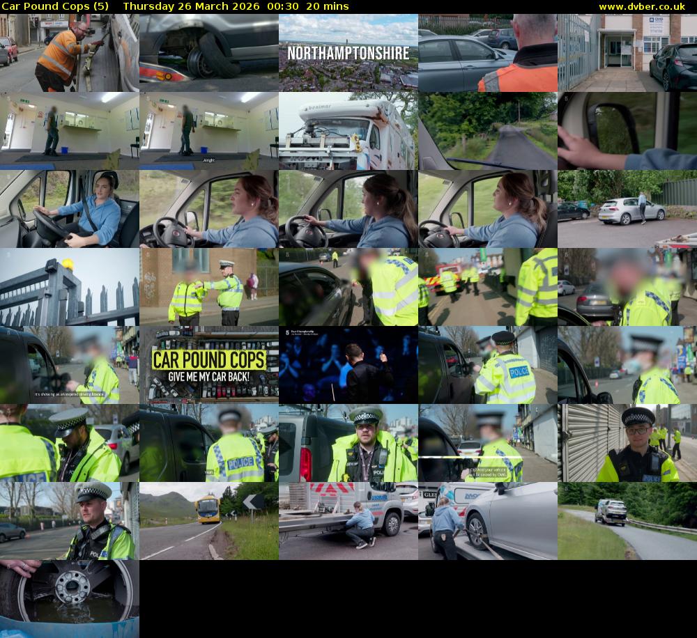 Car Pound Cops (5) Thursday 26 March 2026 00:30 - 00:50