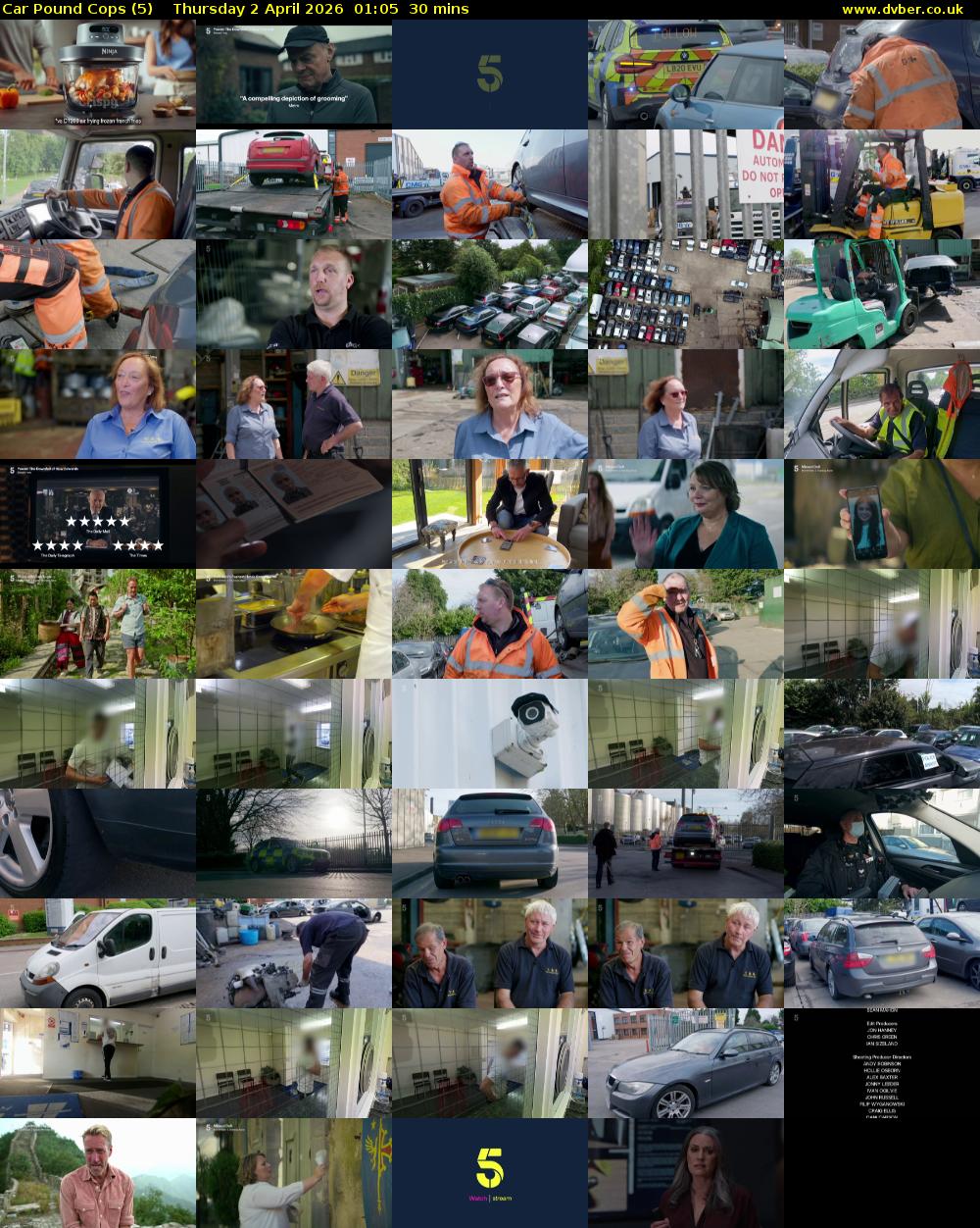 Car Pound Cops (5) Thursday 2 April 2026 01:05 - 01:35