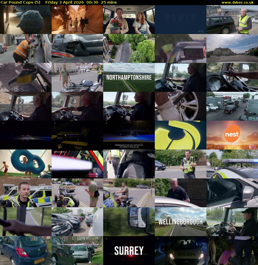 Car Pound Cops (5) Friday 3 April 2026 00:30 - 00:55