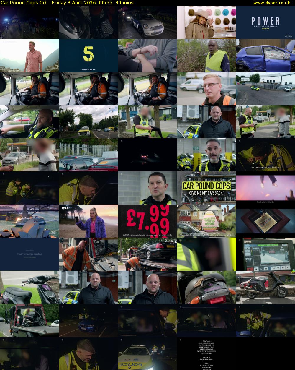 Car Pound Cops (5) Friday 3 April 2026 00:55 - 01:25