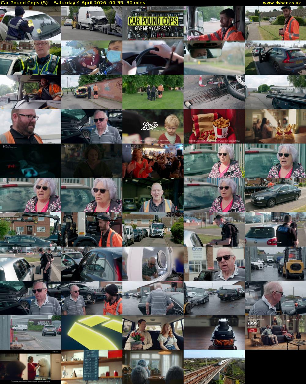 Car Pound Cops (5) Saturday 4 April 2026 00:35 - 01:05