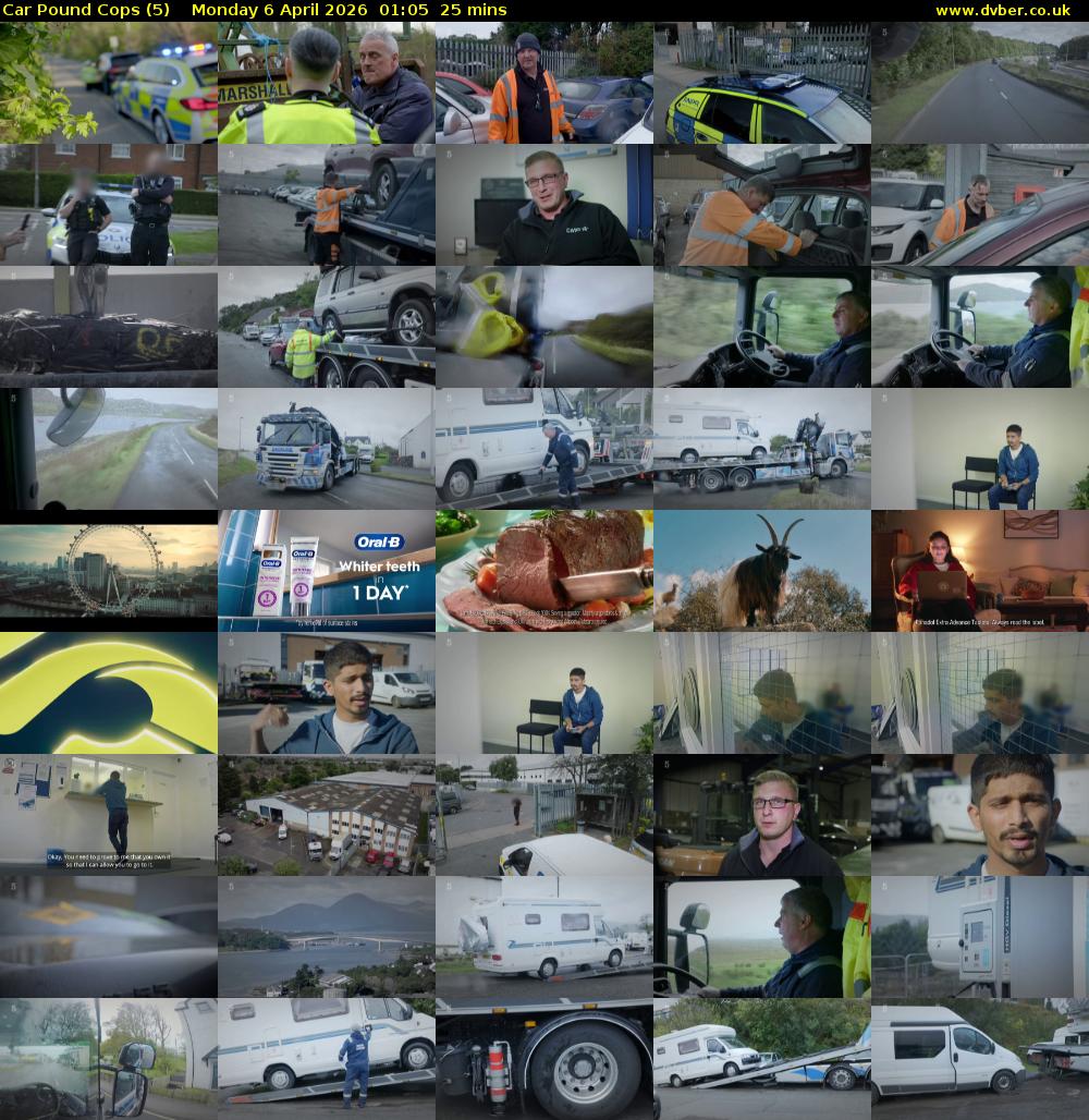 Car Pound Cops (5) Monday 6 April 2026 01:05 - 01:30