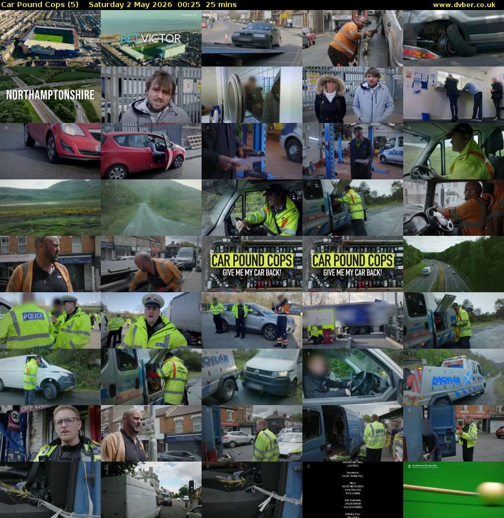 Car Pound Cops (5) Saturday 2 May 2026 00:25 - 00:50