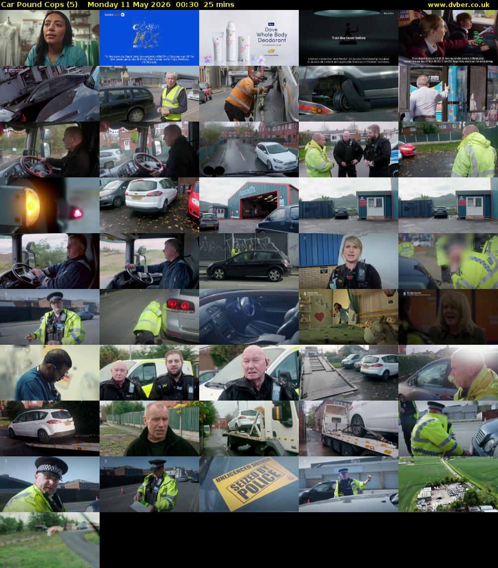 Car Pound Cops (5) Monday 11 May 2026 00:30 - 00:55