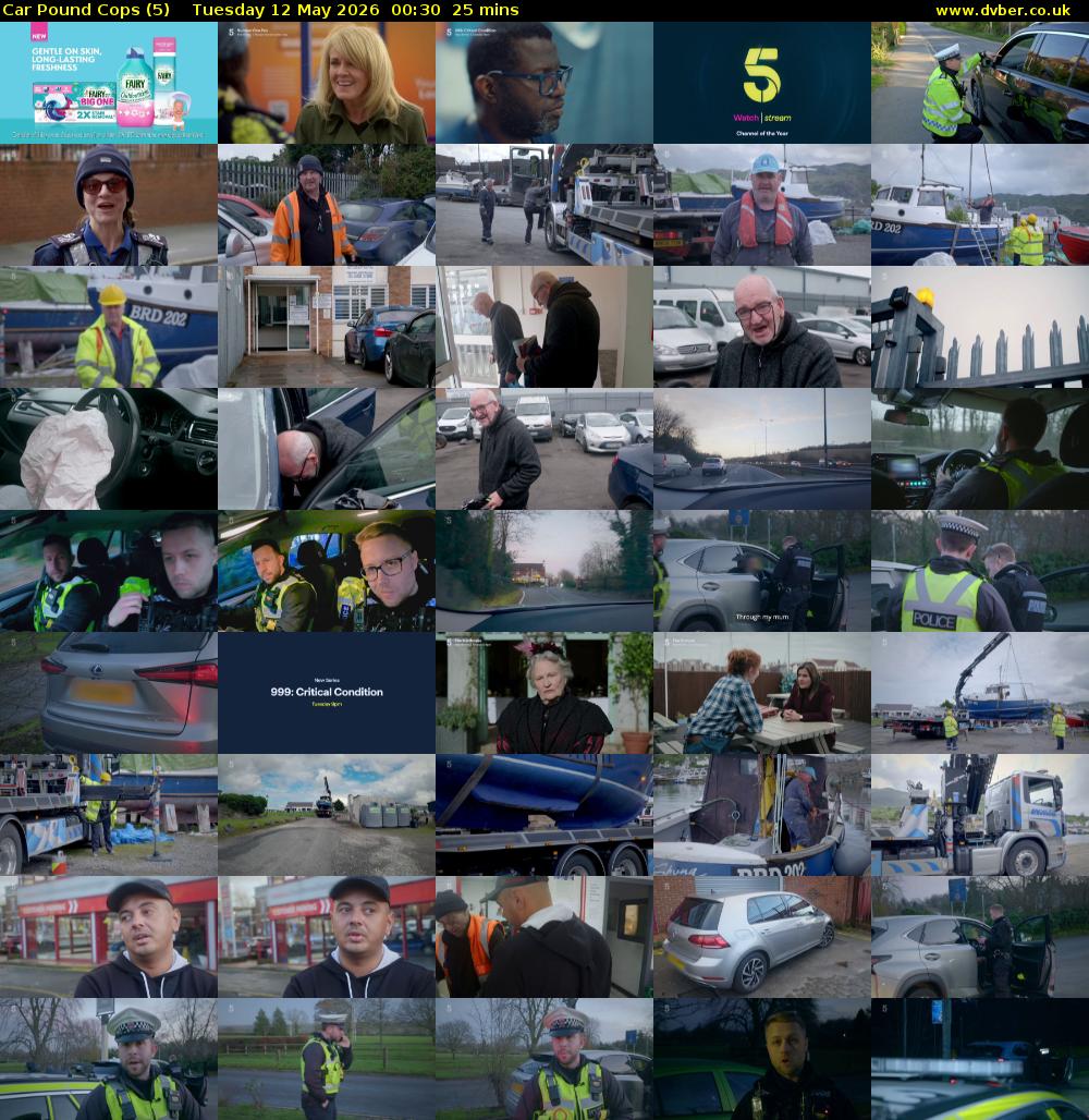 Car Pound Cops (5) Tuesday 12 May 2026 00:30 - 00:55