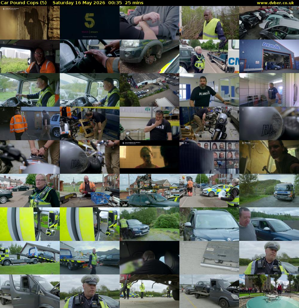 Car Pound Cops (5) Saturday 16 May 2026 00:35 - 01:00