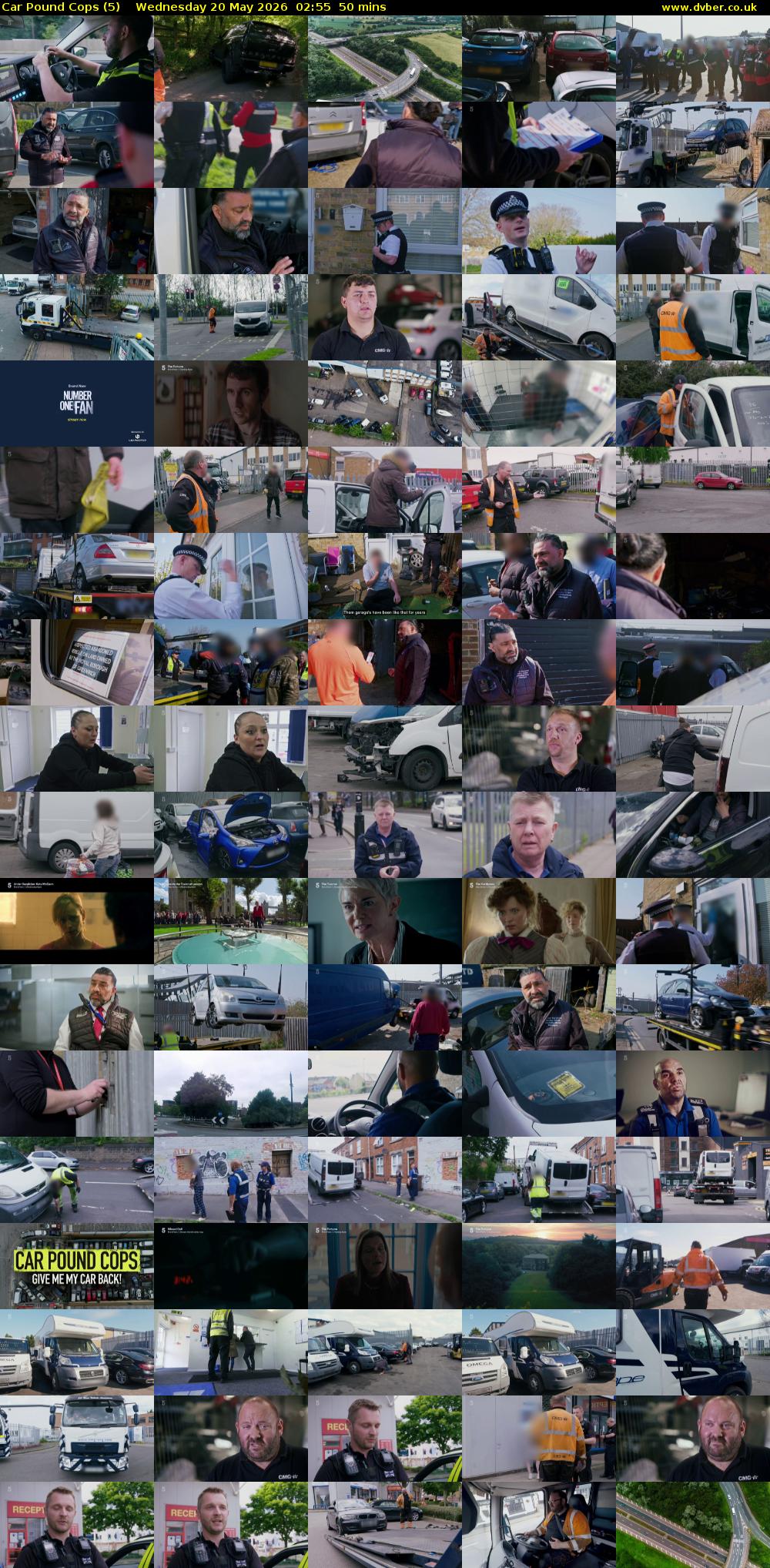 Car Pound Cops (5) Wednesday 20 May 2026 02:55 - 03:45