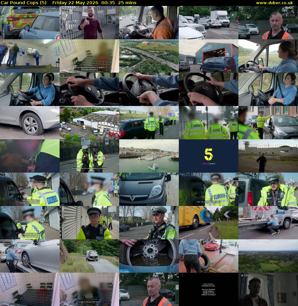Car Pound Cops (5) Friday 22 May 2026 00:35 - 01:00