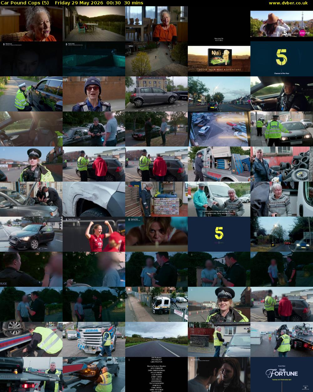 Car Pound Cops (5) Friday 29 May 2026 00:30 - 01:00