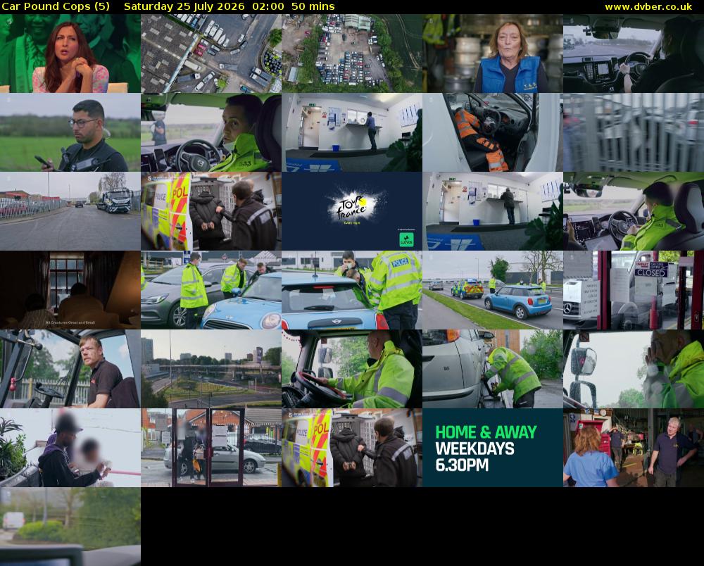 Car Pound Cops (5) Saturday 25 July 2026 02:00 - 02:50