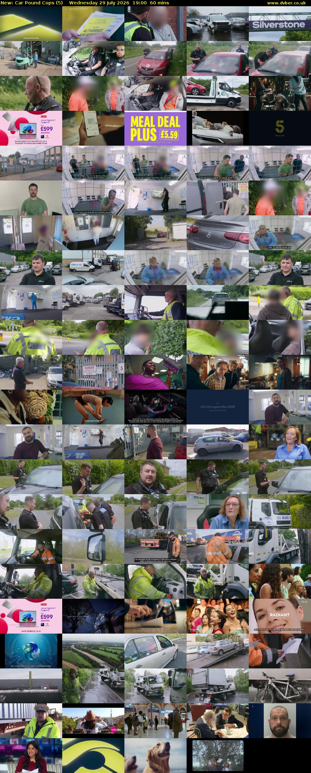 Car Pound Cops (5) Wednesday 29 July 2026 19:00 - 20:00