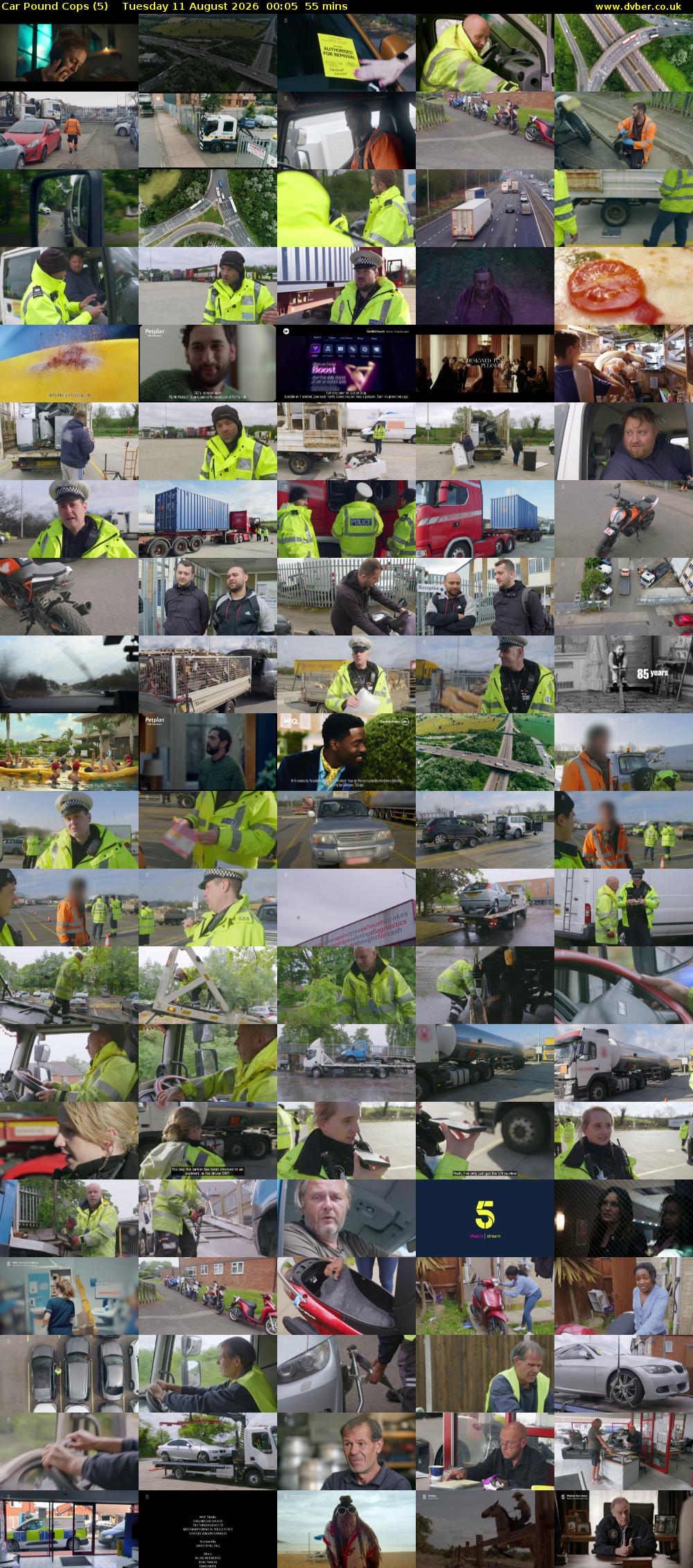 Car Pound Cops (5) Tuesday 11 August 2026 00:05 - 01:00