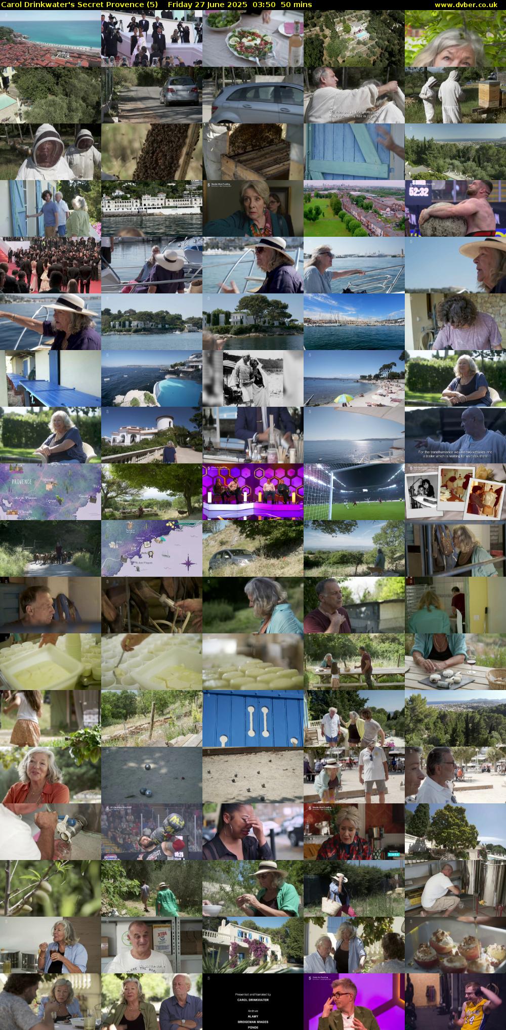 Carol Drinkwater's Secret Provence (5) Friday 27 June 2025 03:50 - 04:40